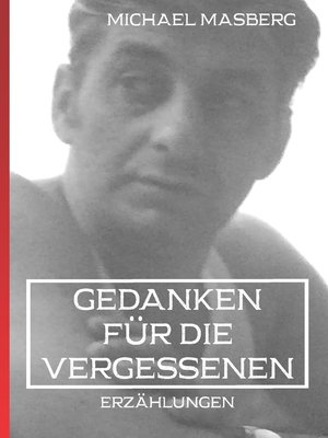 cover image of Gedanken für die Vergessenen